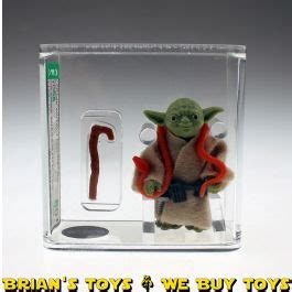 Vintage Kenner Star Wars Loose Action Figure Yoda Orange Snake M I