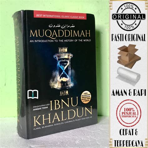 Jual Buku Kitab Muqaddimah Versi Terjemahan Terlengkap Ibnu Khaldun