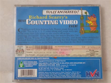 Richard Scarry S Best Counting Video Ever Hobbies Toys Music