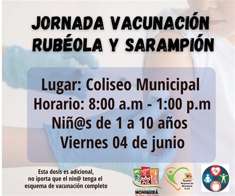 Jornada De VacunaciÓn RubÉola Y SarampiÓn