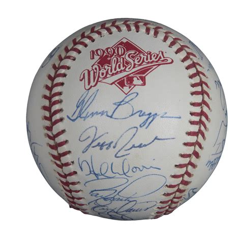 Lot Detail - 1990 World Series Champion Cincinnati Reds Team Signed ...