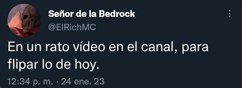 Exexplicador De Elrichmc On Twitter Rich Publicar Un Video Que Nos