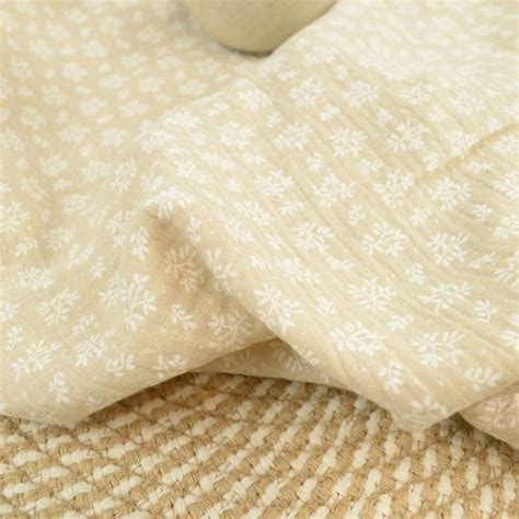 Tissu Double Gaze De Coton Au M Tre Oeko Tex Made In Tissus