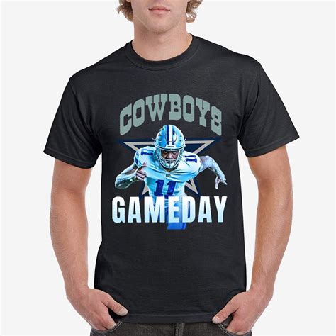 Dallas Cowboys Micah Parsons Football Game Day T Shirt Black Etsy