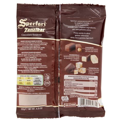 Sperlari Zanzibar Cioccolato Fondente G Carrefour