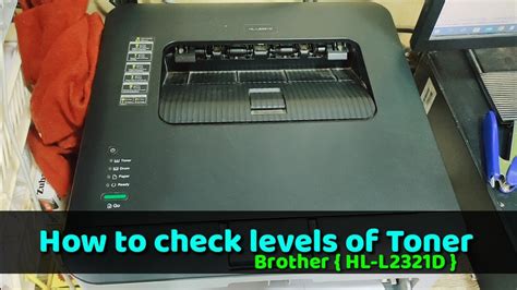 How To Check Level Of Toner Self Test Report Of Brother Printer