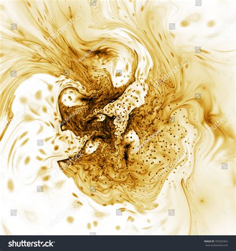 571 Splash Gold Smoke On White Background 3d Illustration 3d Rendering