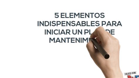 Plan De Mantenimiento 5 Elementos Indispensables Youtube