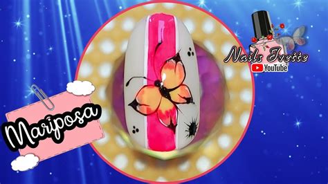 Mariposa paso a paso Diseño de uñas con pigmento Decoración de uñas