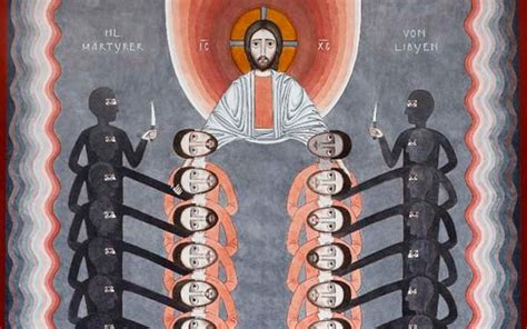 An Astonishingly Beautiful Icon Of 21 Coptic Christians Martyred By Isis