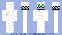 enderman white Minecraft Skin