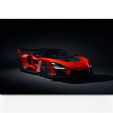 Super Car Wall Art Red Car Mclaren Senna Vehicles Posters And Prints