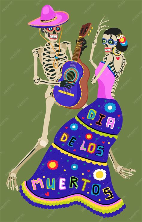 Premium Vector Dia De Muertos Mexican Day Of The Dead November 2