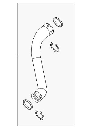 Cadillac Ct Intercooler Outlet Air Tube