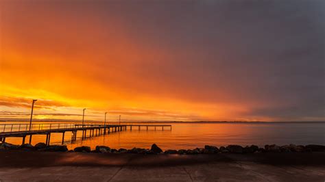 Fishing Pier At Sunset 2 - Duncan.co