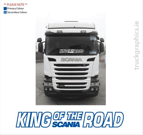 King Of The Road Scania Decal Truck Overload