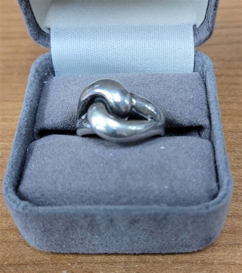 Retired James Avery Cadena Knot Sterling Ring Lover S Etsy