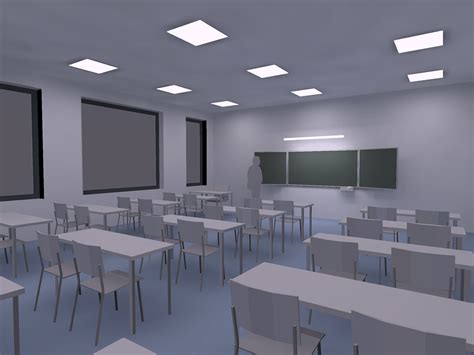 Calculation of classroom lighting on Behance