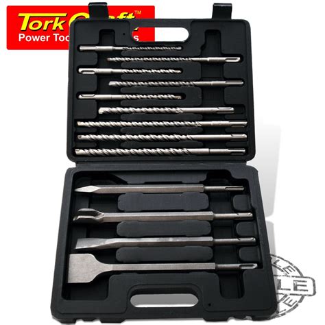 Tork Craft Sds Plus Drill And Chisel Set 13pce Tools4builders