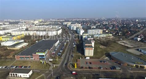 Luftbild Halle Saale Plattenbau Hochhaus Wohnsiedlung Ortsteil