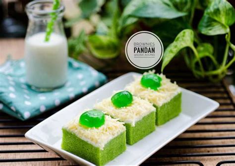 Resep Brownies kukus pandan oleh Susi Agung - Cookpad