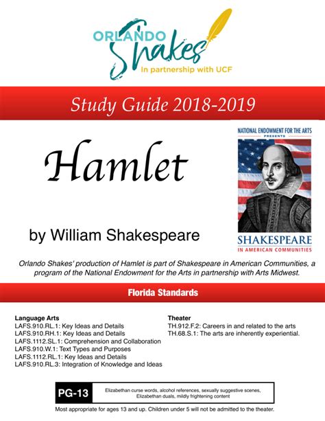 Hamlet Study Guide