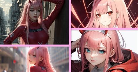 5 Fan Arts De Zero Two De Darling In The Franxx Hechos Con Diversos