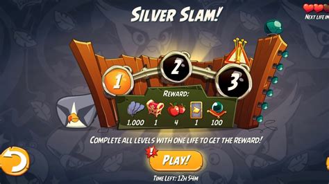 Silver Slam Daily Challenge June Angry Birds Angry Bird