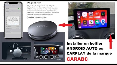 Installer Adaptateur Android Auto Et Carplay Carabc Dans Sa Voiture