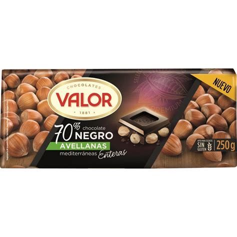 Comprar chocolate negro 70 con avellanas mediterráneas enteras y sin