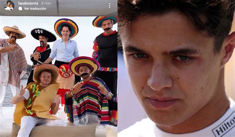 Lando Norris Se Disfraza De Mexicano Indigna Por S Tira Memes