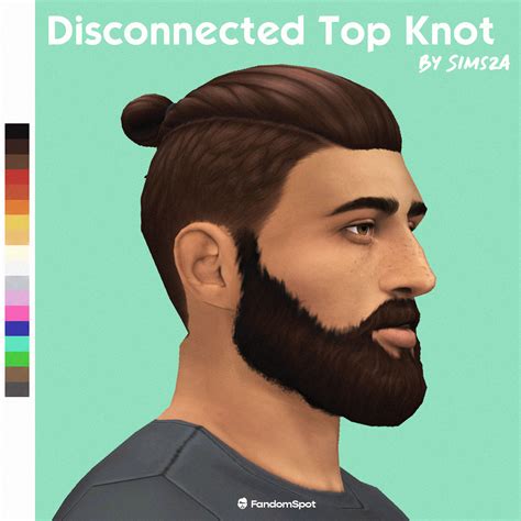 Sims 4 Cc Male Hair Bun Artofit