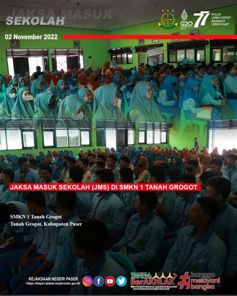 Jaksa Masuk Sekolah Kenali Hukum Jauhi Hukuman Kejaksaan Negeri Paser