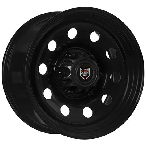 Extreme 4x4 Steel Wheel Round 16x8 6 139 7 0p Black 106 1cb Fits Pk Ranger Cap