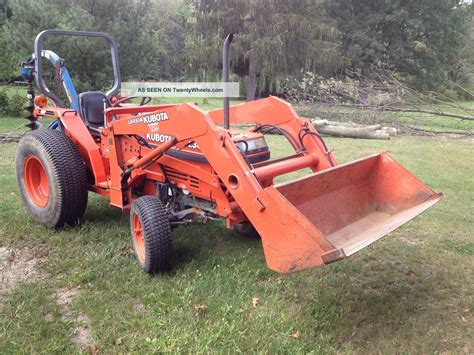 Kubota L3450 Backhoe Loader Tractor Kubota Backhoe Loader Kubota Backhoe Loader