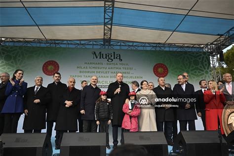 Cumhurbaşkanı Erdoğan Muğlada Anadolu Ajansı