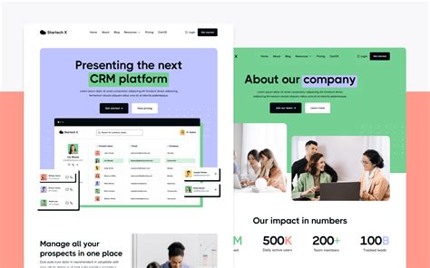 Tech Startup Webflow Template Startech X Brix Templates