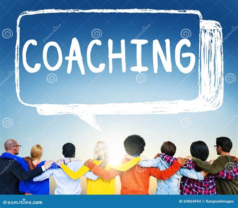 Coach Coaching Skills Teach Teaching Training Concept Stock Photo