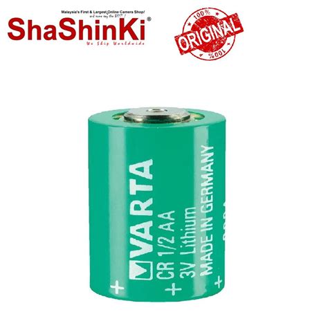 VARTA CR 1 2 AA Series Lithium 3 V 950 MAh Cylindrical Battery Shopee