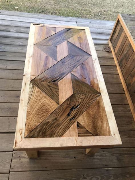 Diy Pallet Wood Herringbone Headboard Artofit