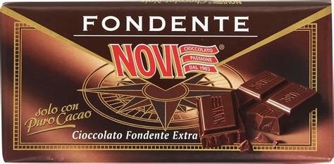 Novi Tavoletta Di Cioccolato Fondente Extra 100g Amazon It