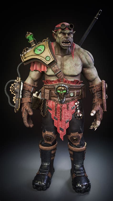 Artstation Steampunk Orc