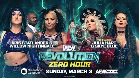 Tag Team Match Announced For Aew Revolution Zero Hour