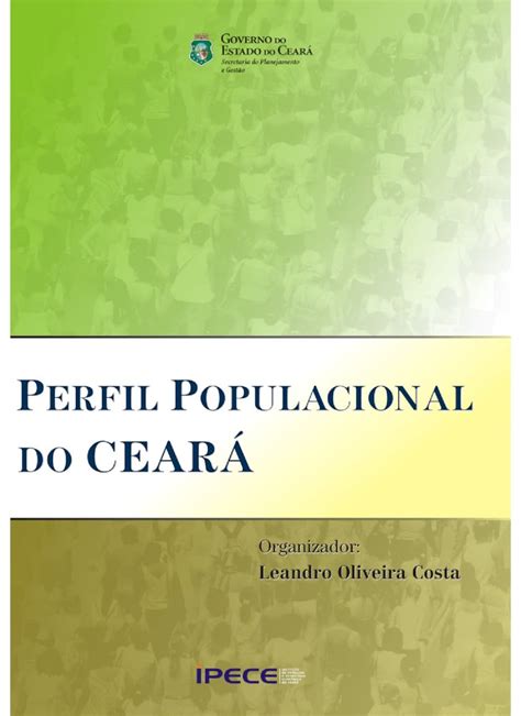 Pdf Perfil Populacional Ipece Ce Gov Br Perfil Populacional Do