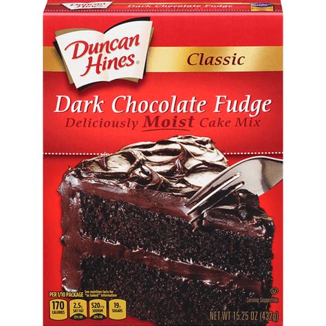 Duncan Hines Classic Dark Chocolate Fudge Moist Cake Mix Buehler S