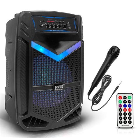 Pyle 15 Inch Bluetooth Portable Audio Party Speaker W Rechargeable