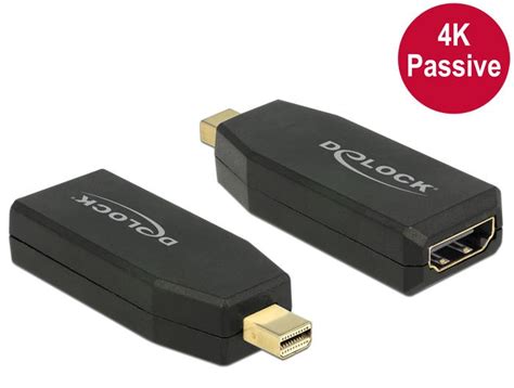 Delock Adapter Mini Displayport Mannelijk Hdmi Vrouwelijk K Pa