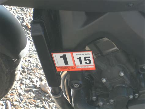 Pennsylvania Motorcycle Inspection Sticker Location