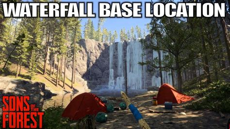 Multiple Waterfall Bases Sons Of The Forest Gameplay YouTube