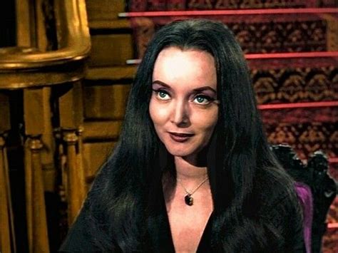 Carolyn Jones Morticia Addams Color